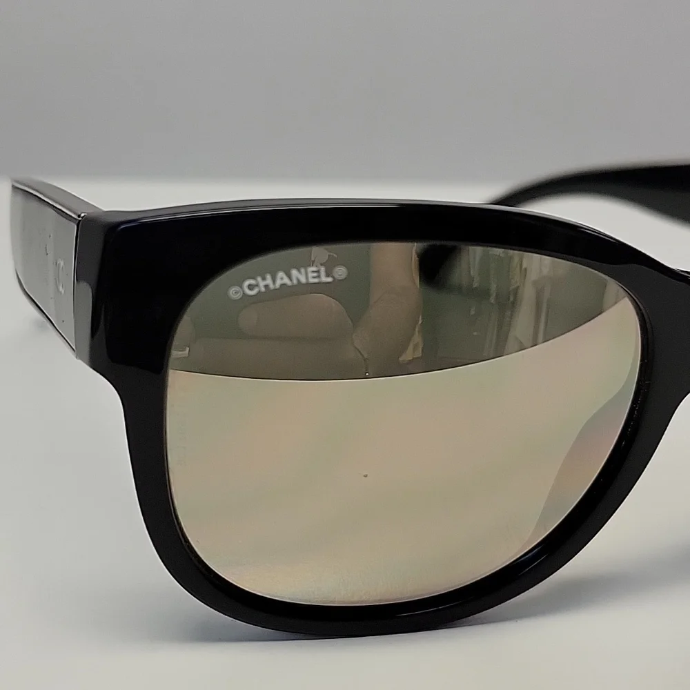 Authentic Chanel Black Sunglasses